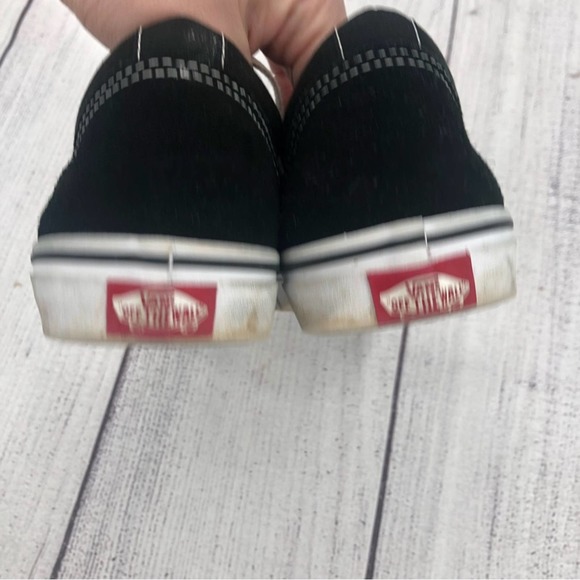 Vans Classic Old Skool Suede Sneakers Size 6 Youth Black White Skater Gum Sole - Picture 5 of 9